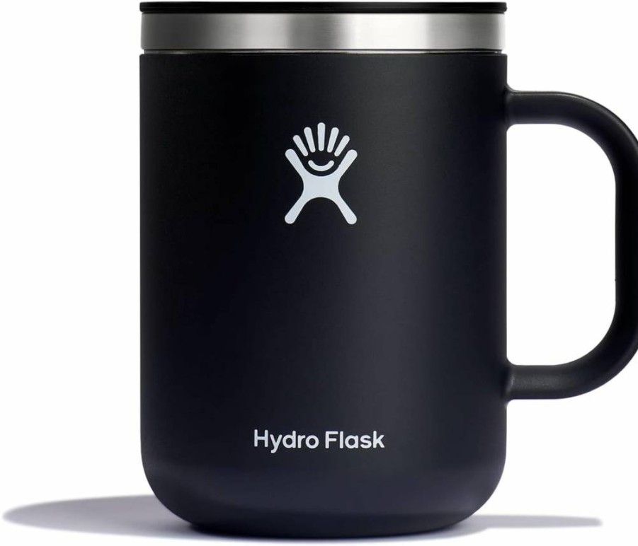 Hydro Flask 12 oz Insulated Travel Mug with Handle, Stainless Steel, Birch Color – Lightweight & Leak-Proof