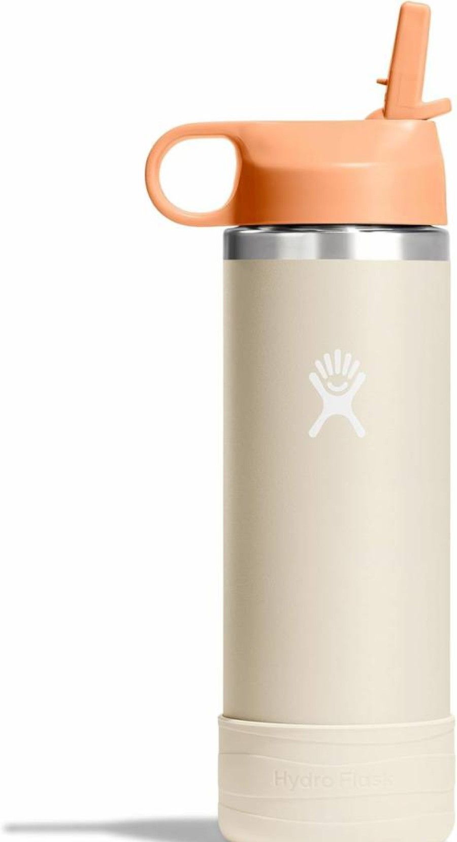 Hydro Flask Kids 18oz Insulated Stainless Steel Water Bottle with Straw Cap - Coconut for School