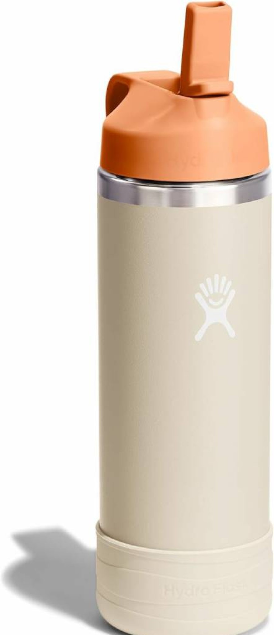 Hydro Flask Kids 18oz Insulated Stainless Steel Water Bottle with Straw Cap - Coconut for School