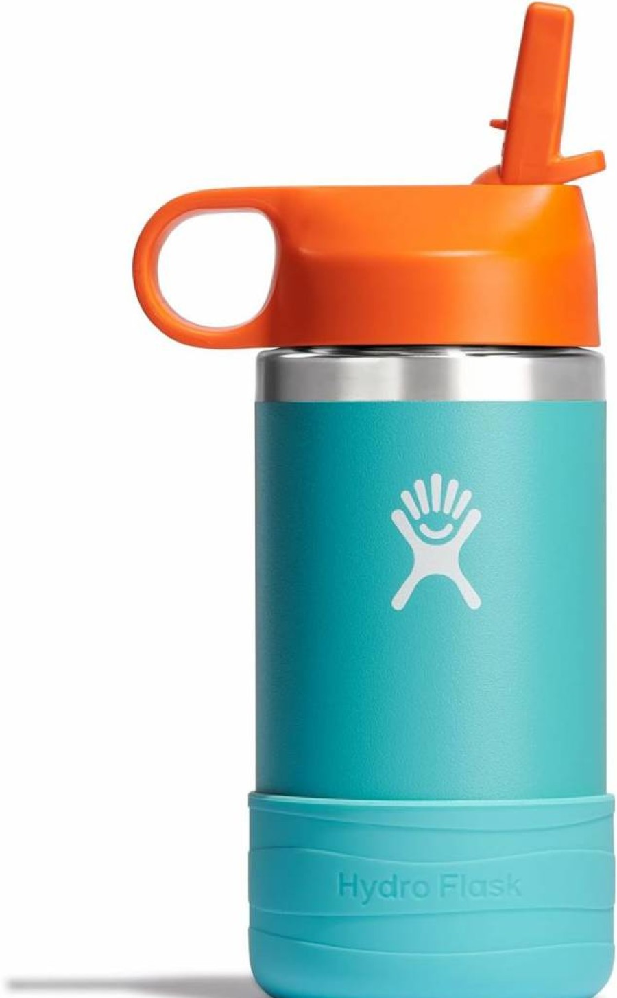 Hydro Flask Kids Water Bottle - 12oz Insulated Stainless Steel with Straw Lid, Leakproof for School, Sports, Travel, BPA-Free, Easy Clean, Durable for Juice & Milk
