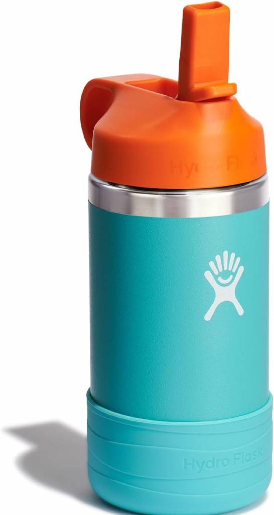 Hydro Flask Kids Insulated Stainless Steel Water Bottle with Straw Cap - Leak-Proof for School, Sports, Camp - Easy Clean for Water, Juice, Milk